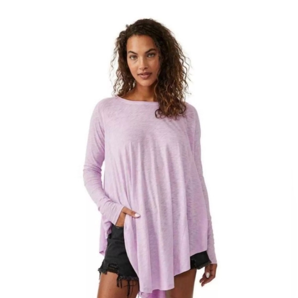 Free People Aria Trapeze Top in Spring Fling  XS